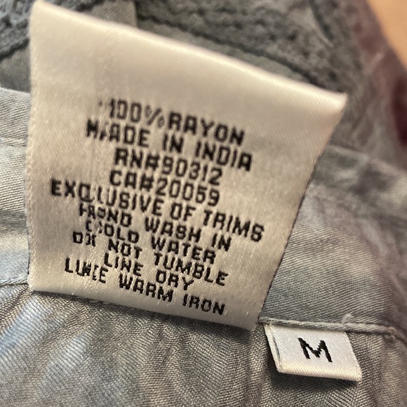 Parsley & Sage Boho Cottagecore Lagenlook Top Sz M - Picture 7 of 7